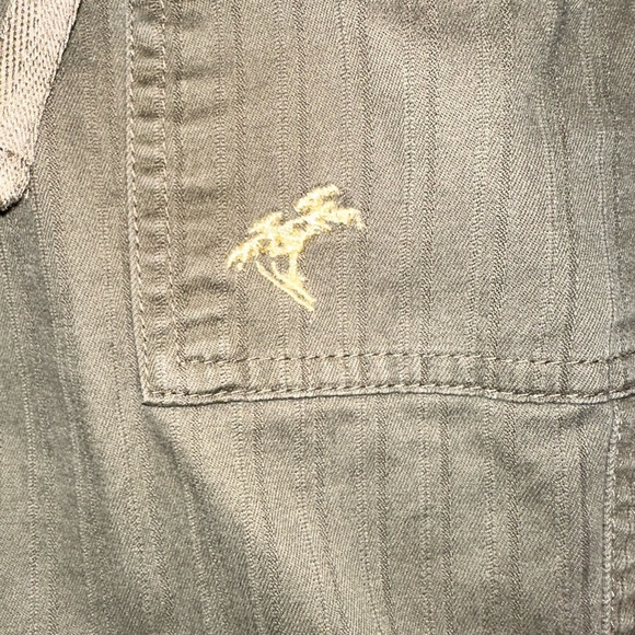 Columbia Cargo Pants Womens Size 4 Brown Striped Wide Leg Zip Pocket Hiking Pant - Picture 3 of 6